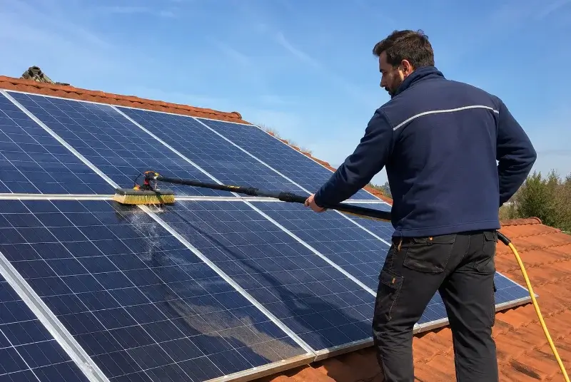 Nettoyage et entretien de panneaux solaires à Ville-sur-Jarnioux